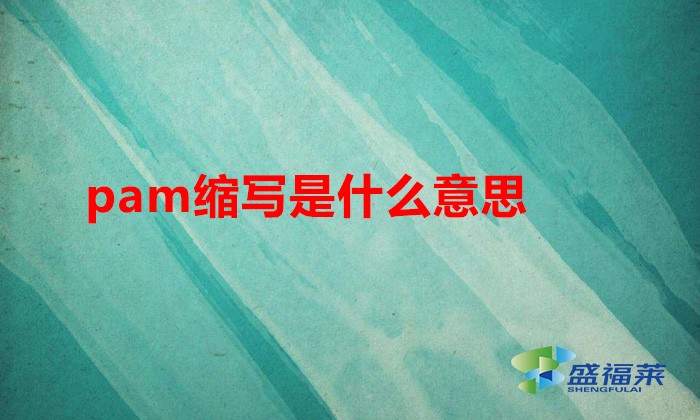 pam縮寫(xiě)是什么意思（pam除了污水處理還有什么意思）