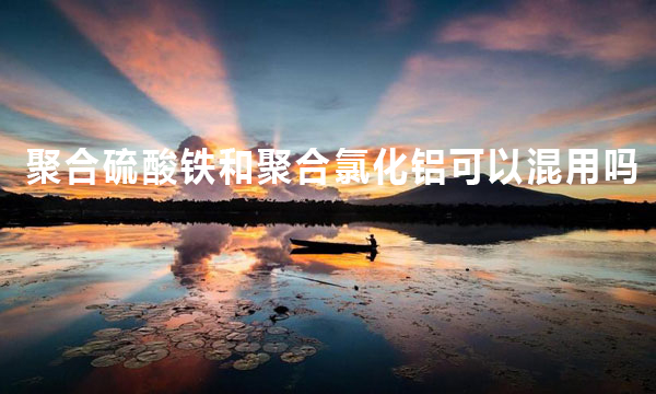 聚合硫酸鐵和聚合氯化鋁可以同時使用嗎